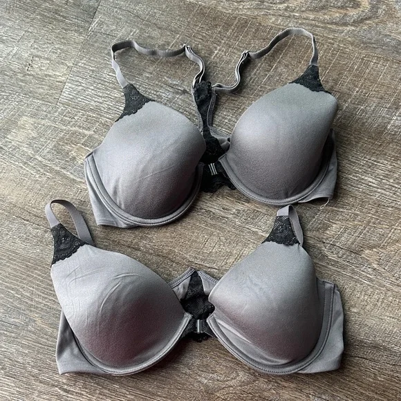 Maidenform Gray Lace Detail Bras - Picture 1 of 3